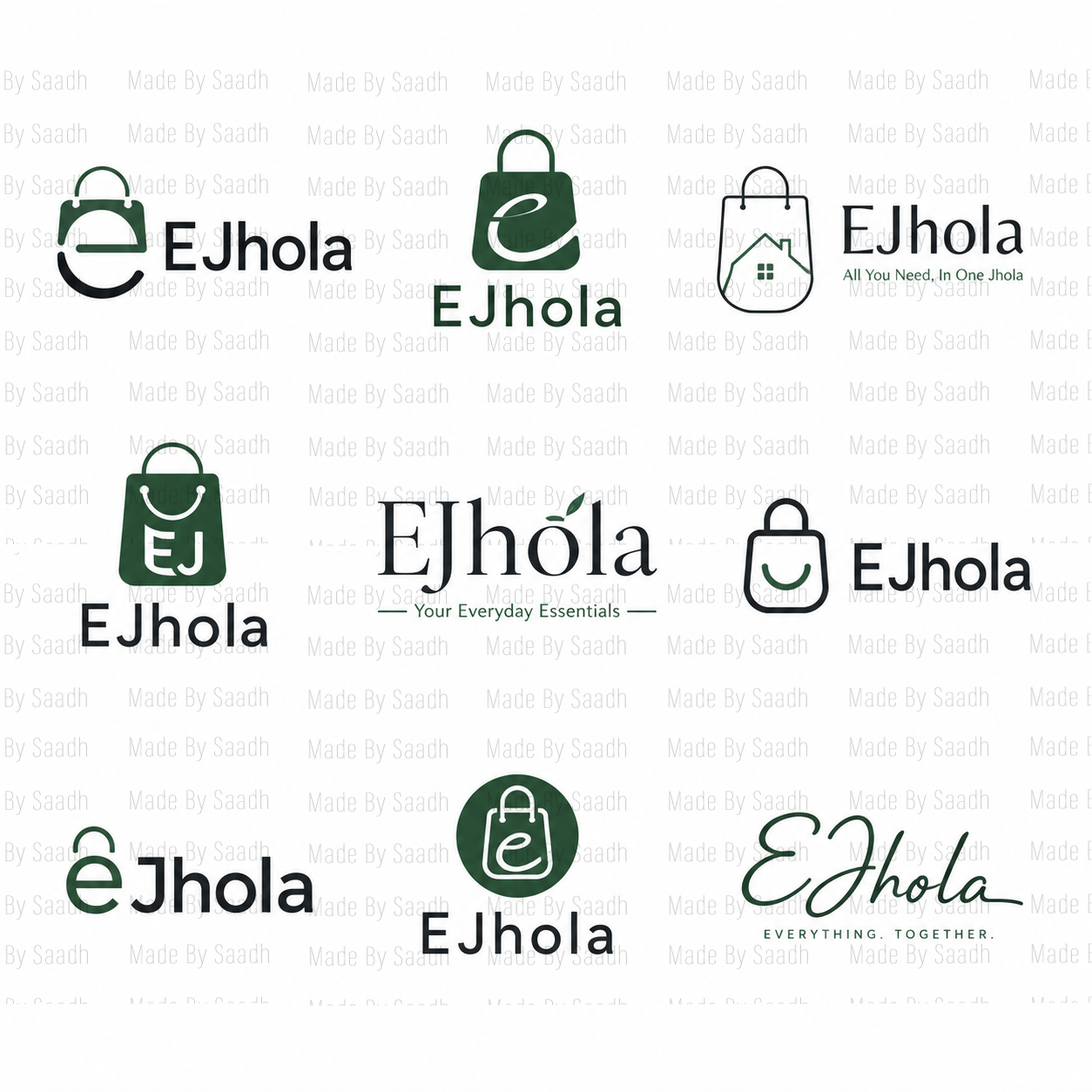 e-Jhola brand exploration artboard 2